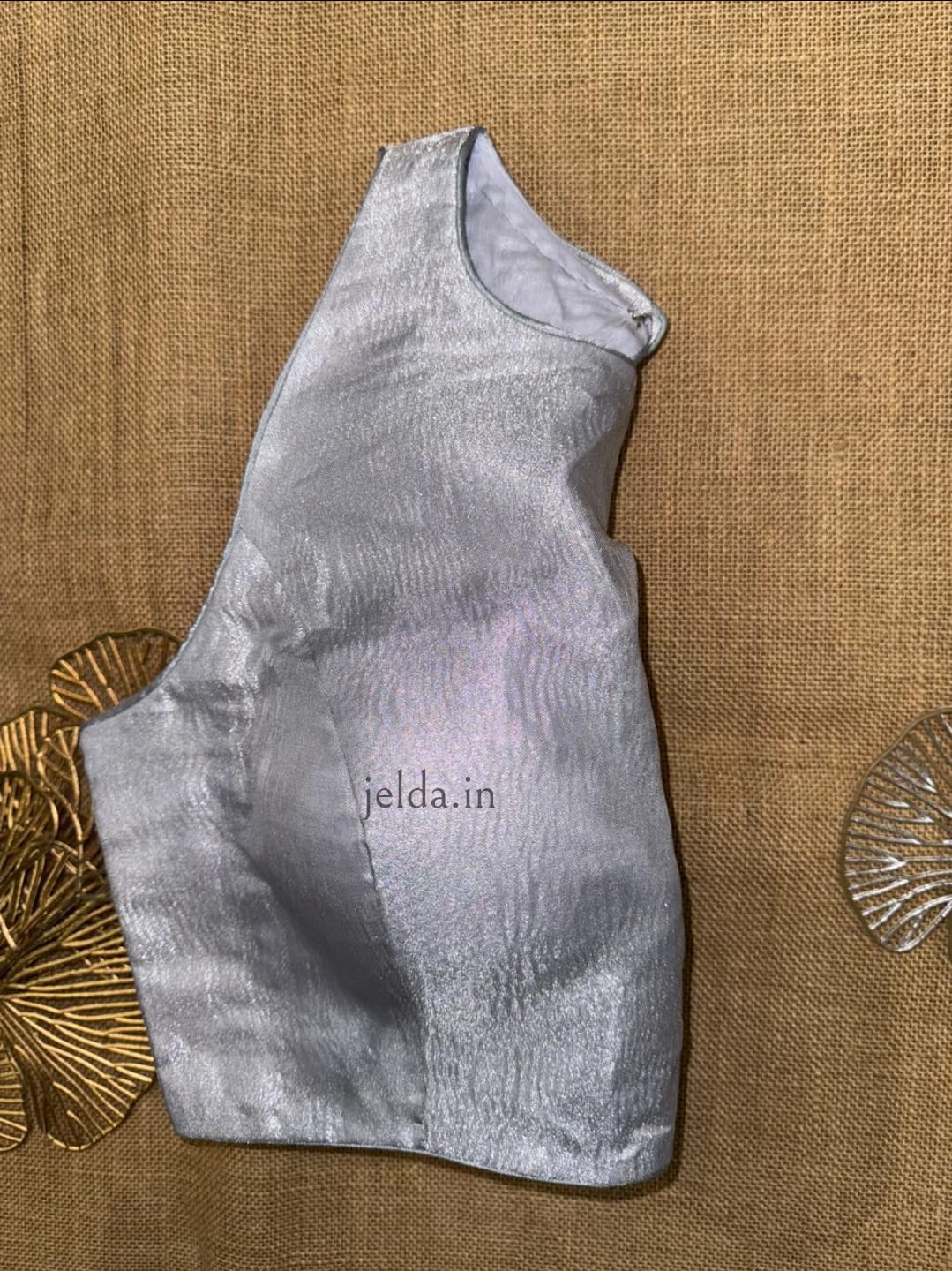 Premium Plain Sleeveless High Neck Blouses – Silk Fabric