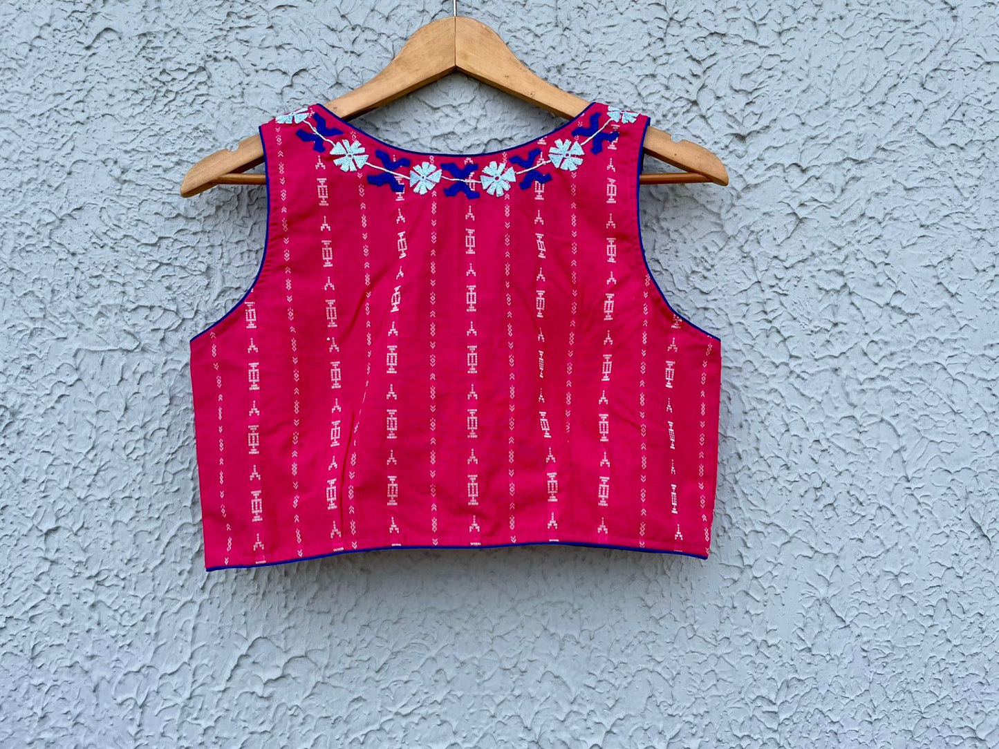 Cotton Embroidery Sleeveless - Premium Designer Blouse