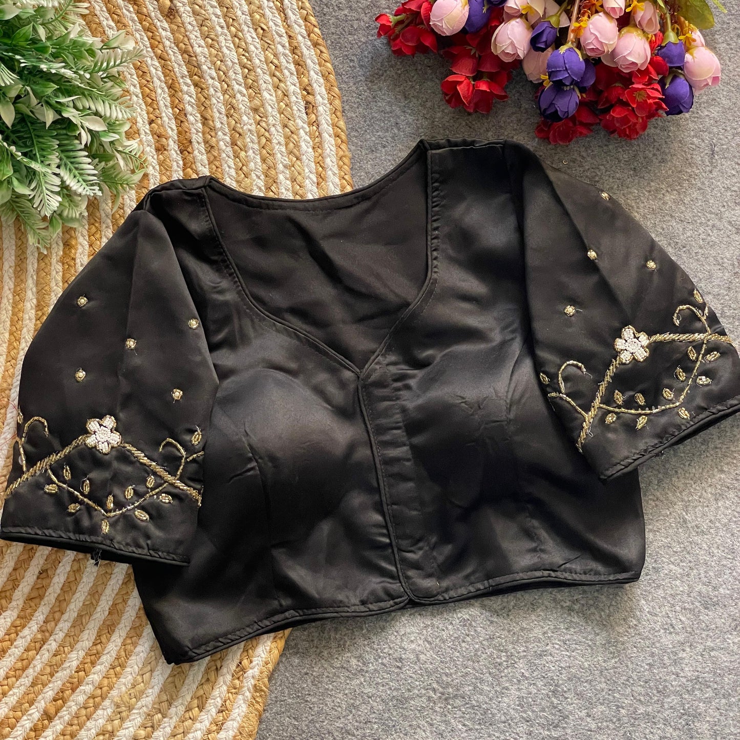 Malai Satin - Premium Readymade Blouse