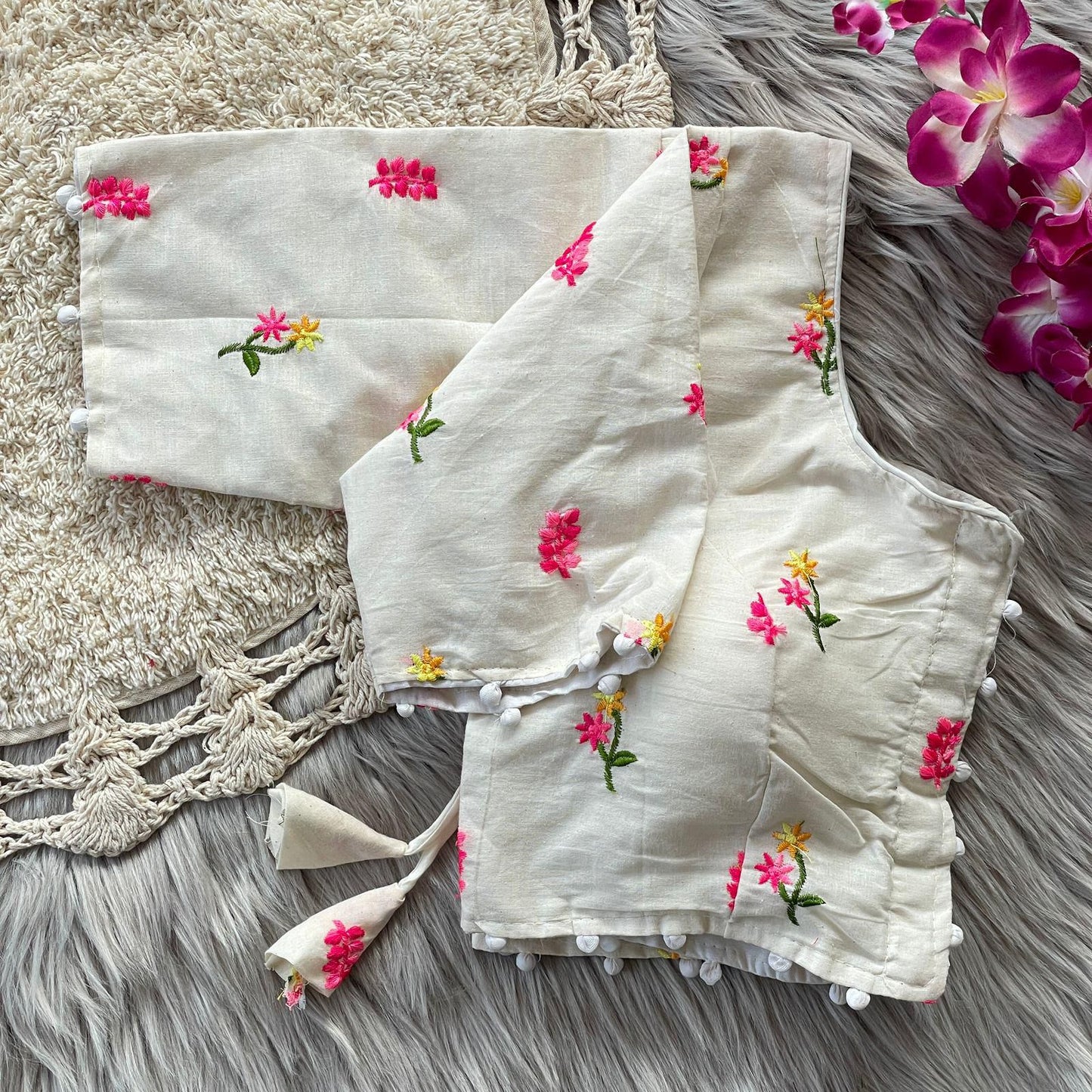 Pure Cotton Ready Made Blouse