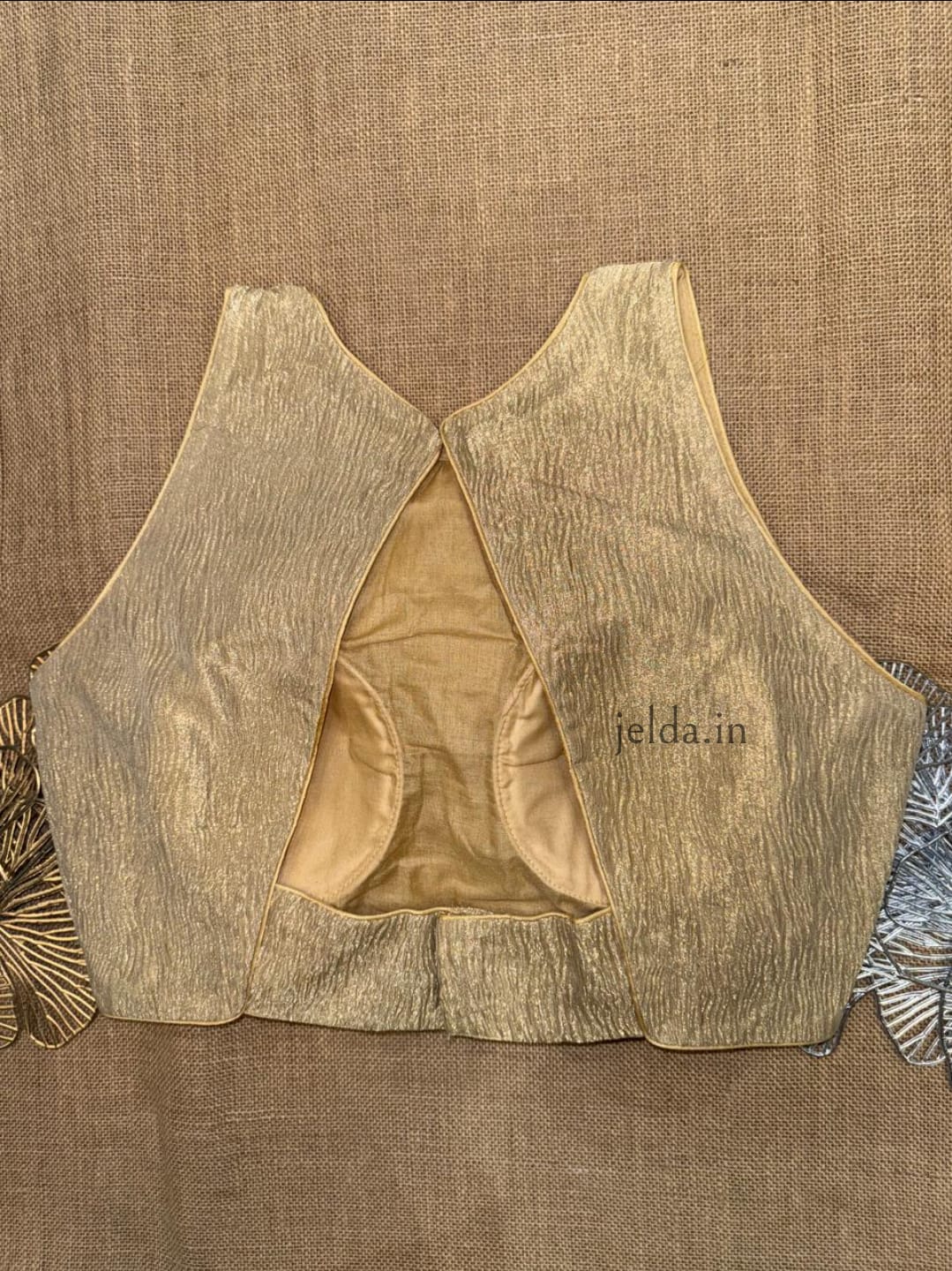 Premium Plain Sleeveless High Neck Blouses – Silk Fabric
