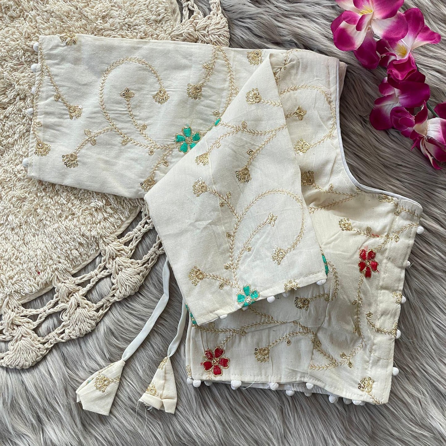 Pure Cotton Ready Made Blouse