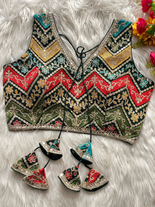 Premium Kashmiri Work - Premium Readymade Blouse