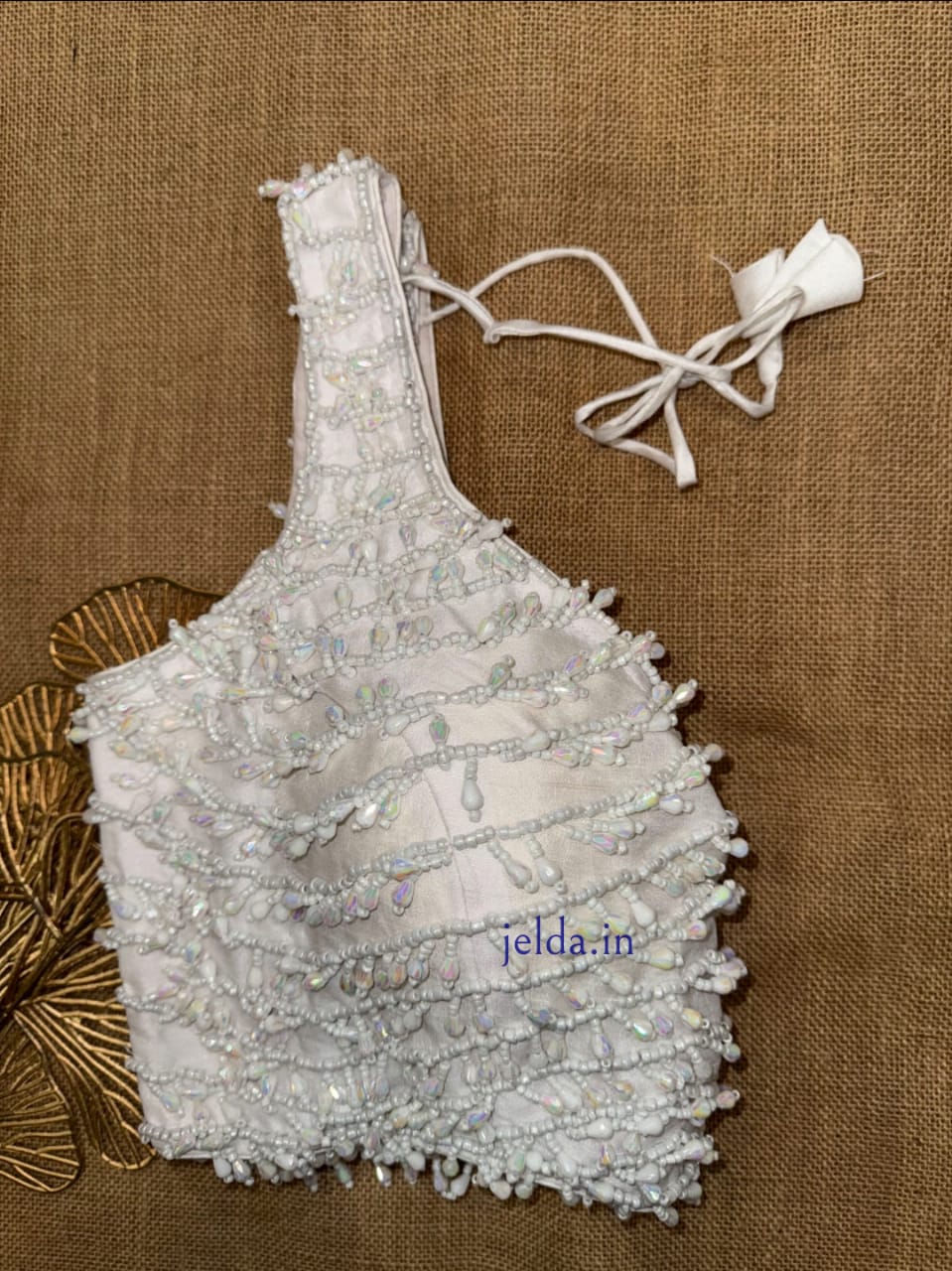 Heavy Beaded & Sequin Fringe Blouse – Premium Partywear Collection