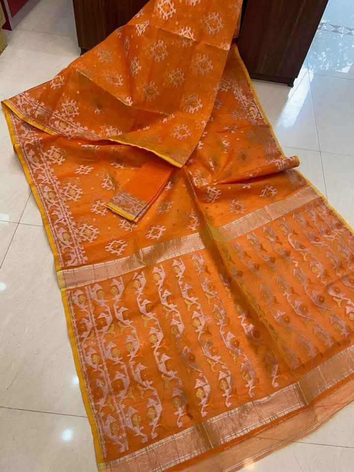 EXCLUSIVE ZARI WORK JAMDANI SAREE