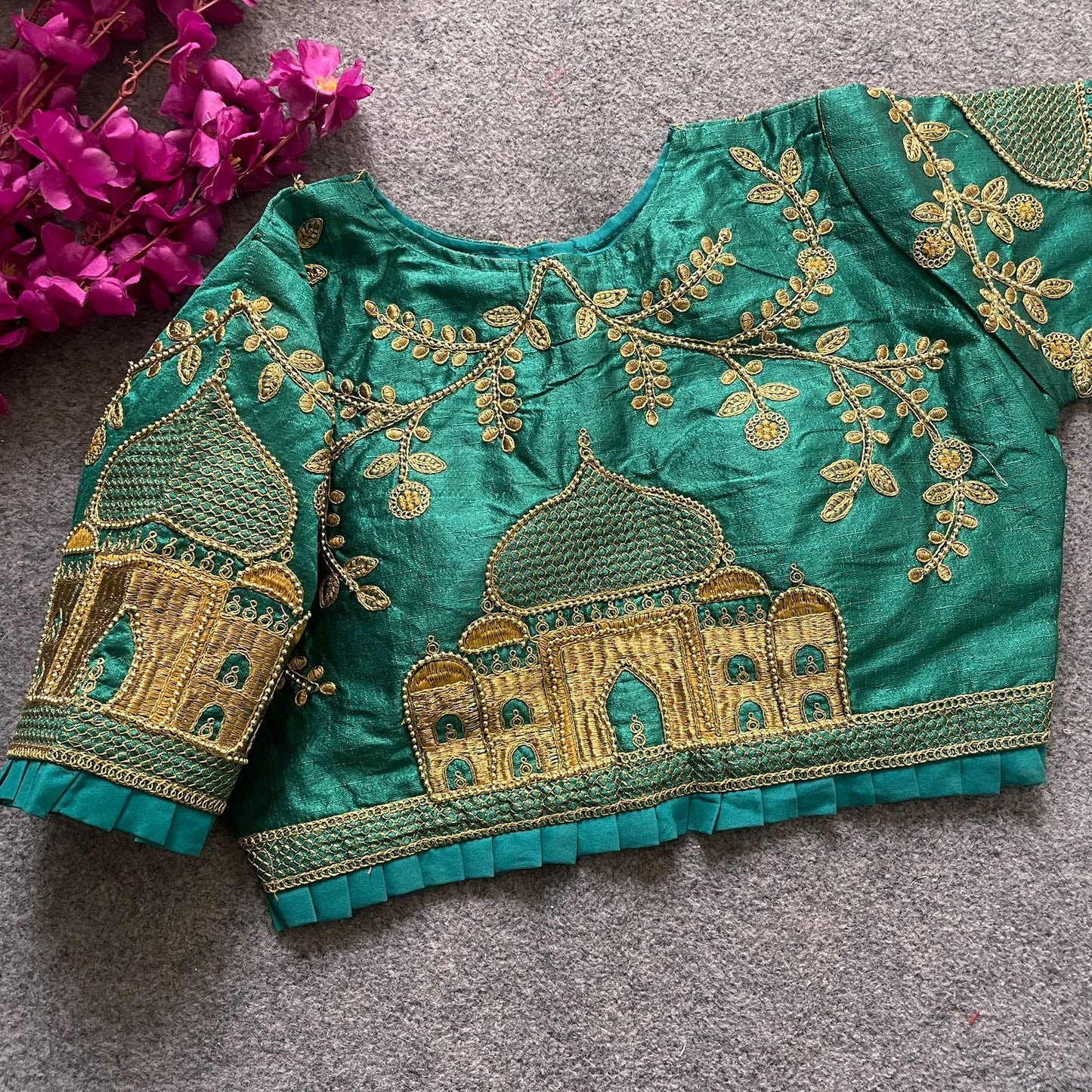 Fentam silk ready made blouse