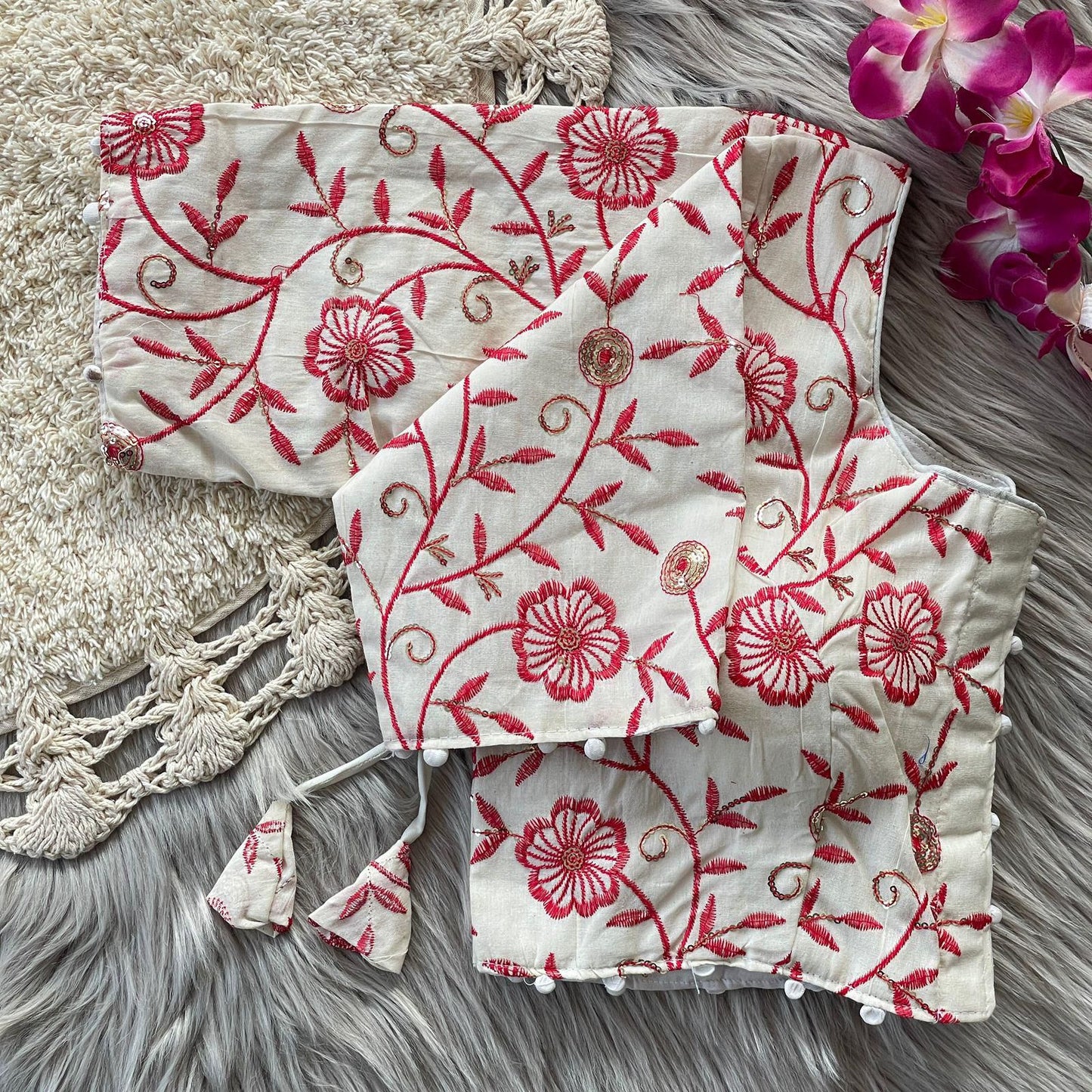 Pure Cotton Ready Made Blouse