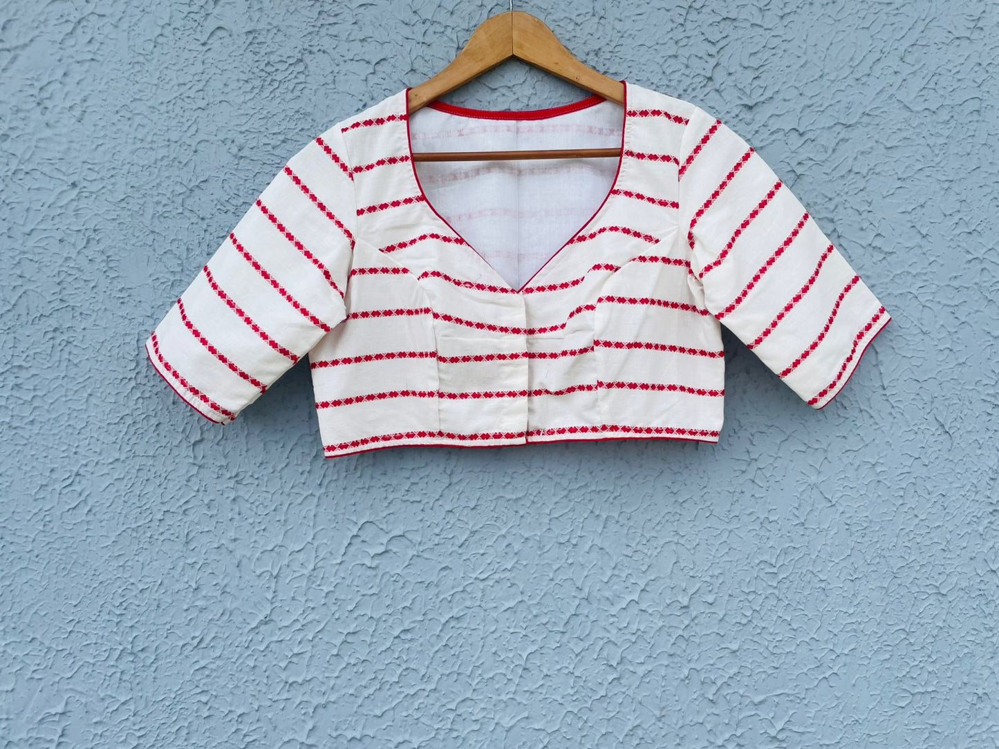 Cotton printed designer blouse