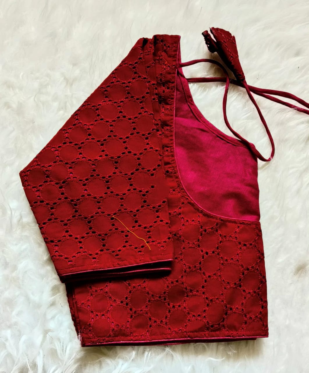 Hakoba round neck ready made blouses