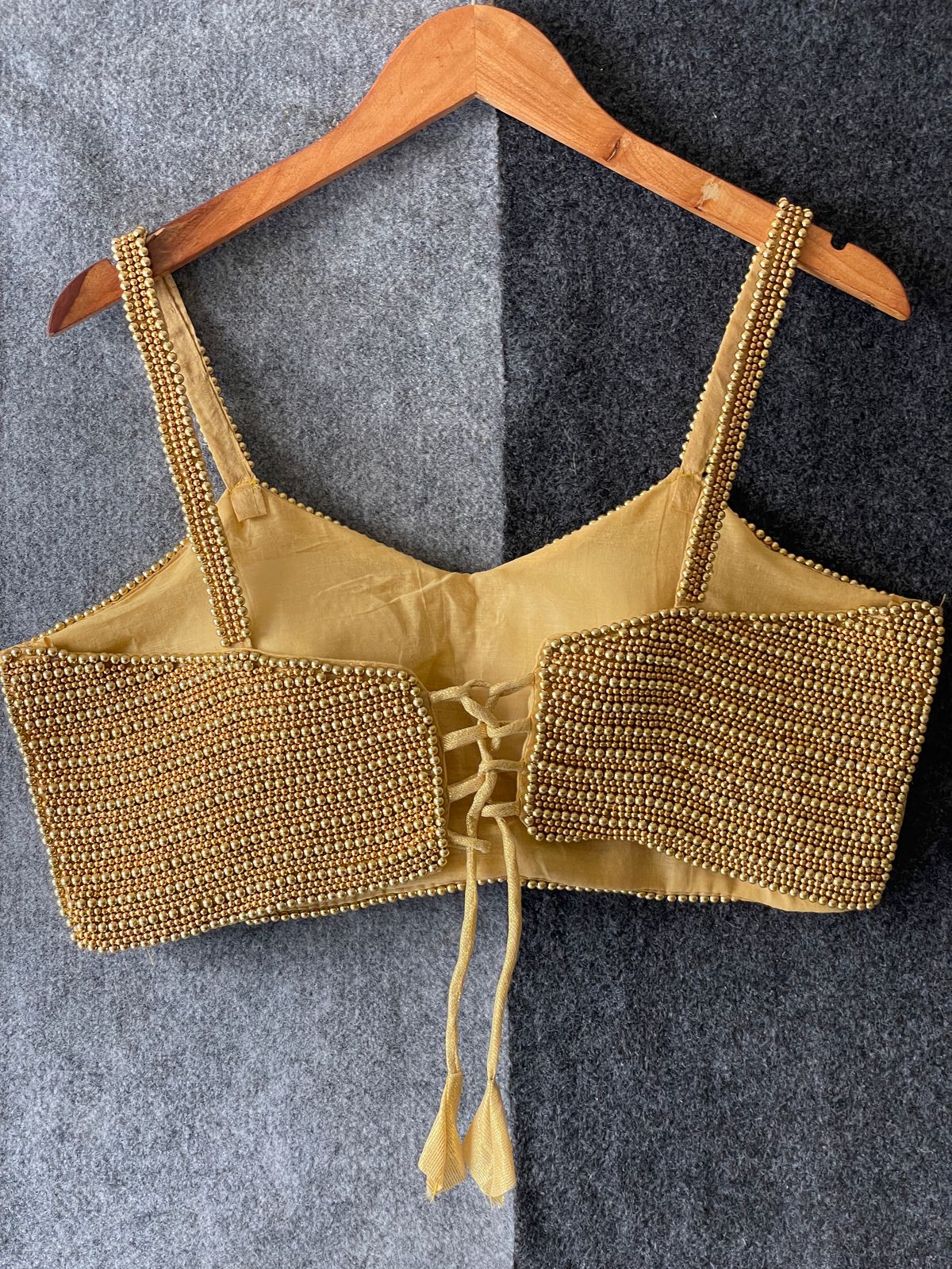Pure Silk Handcuffed - Premium Readymade Blouse