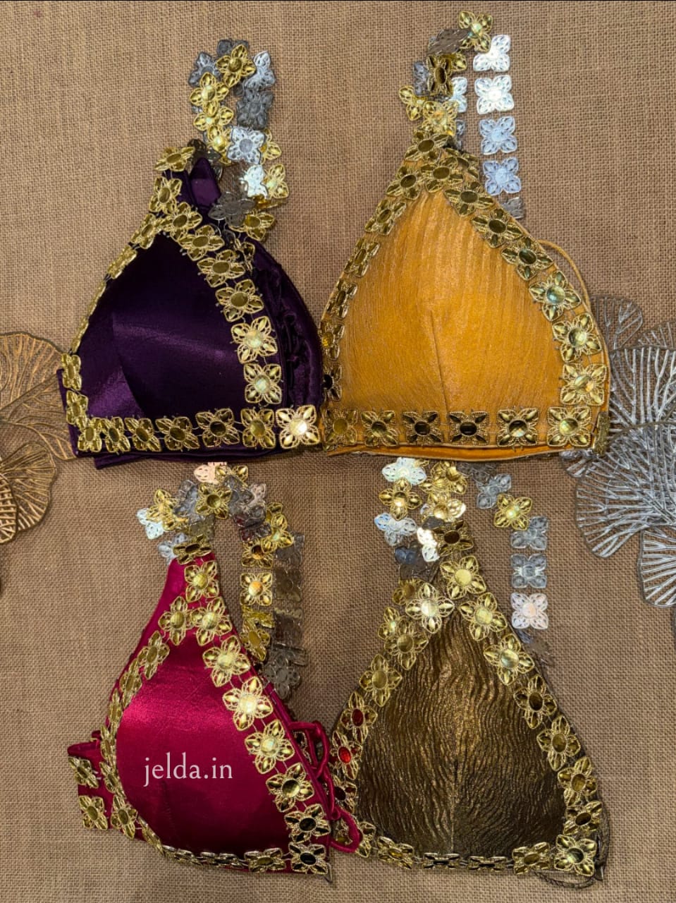 Designer Handcrafted Partywear Blouses – Triangle Cut