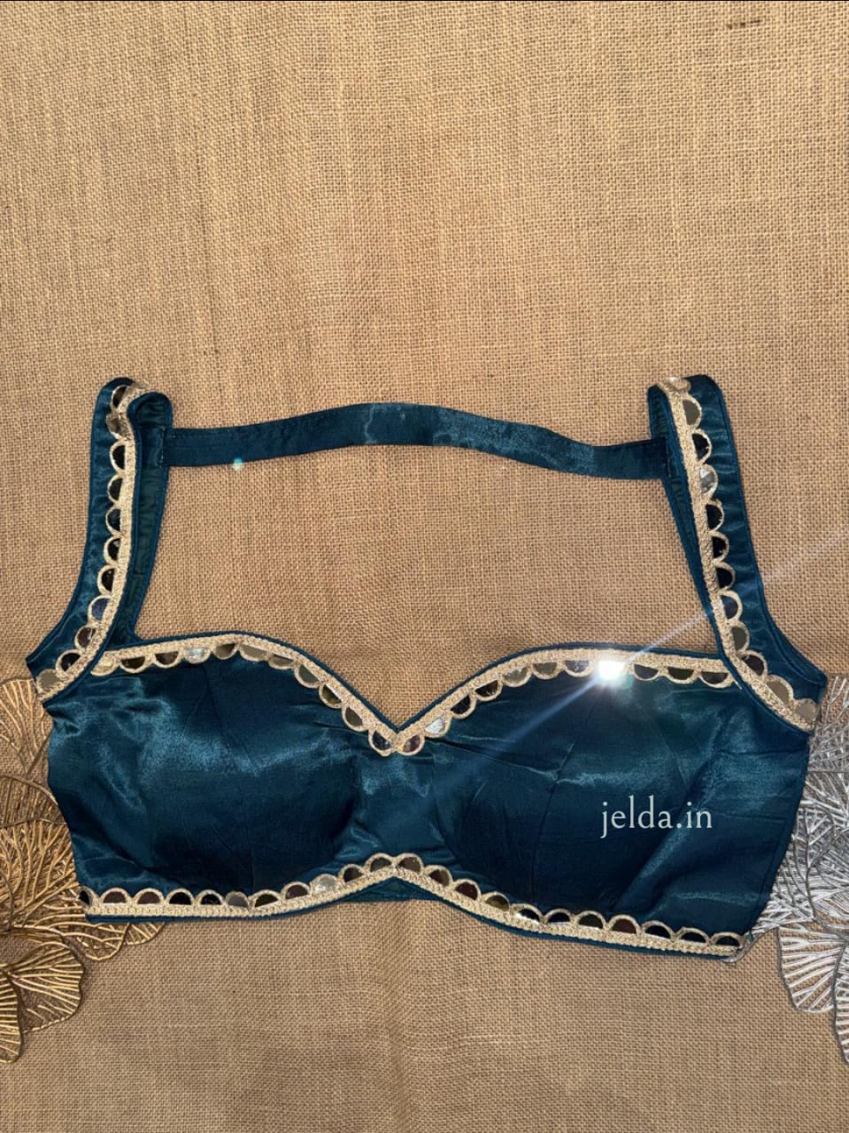 Premium Mirror Work Blouses – Modal Silk Fabric