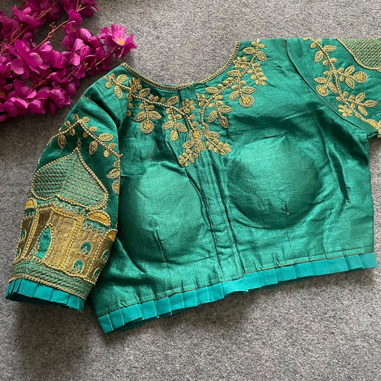 Fentam silk ready made blouse