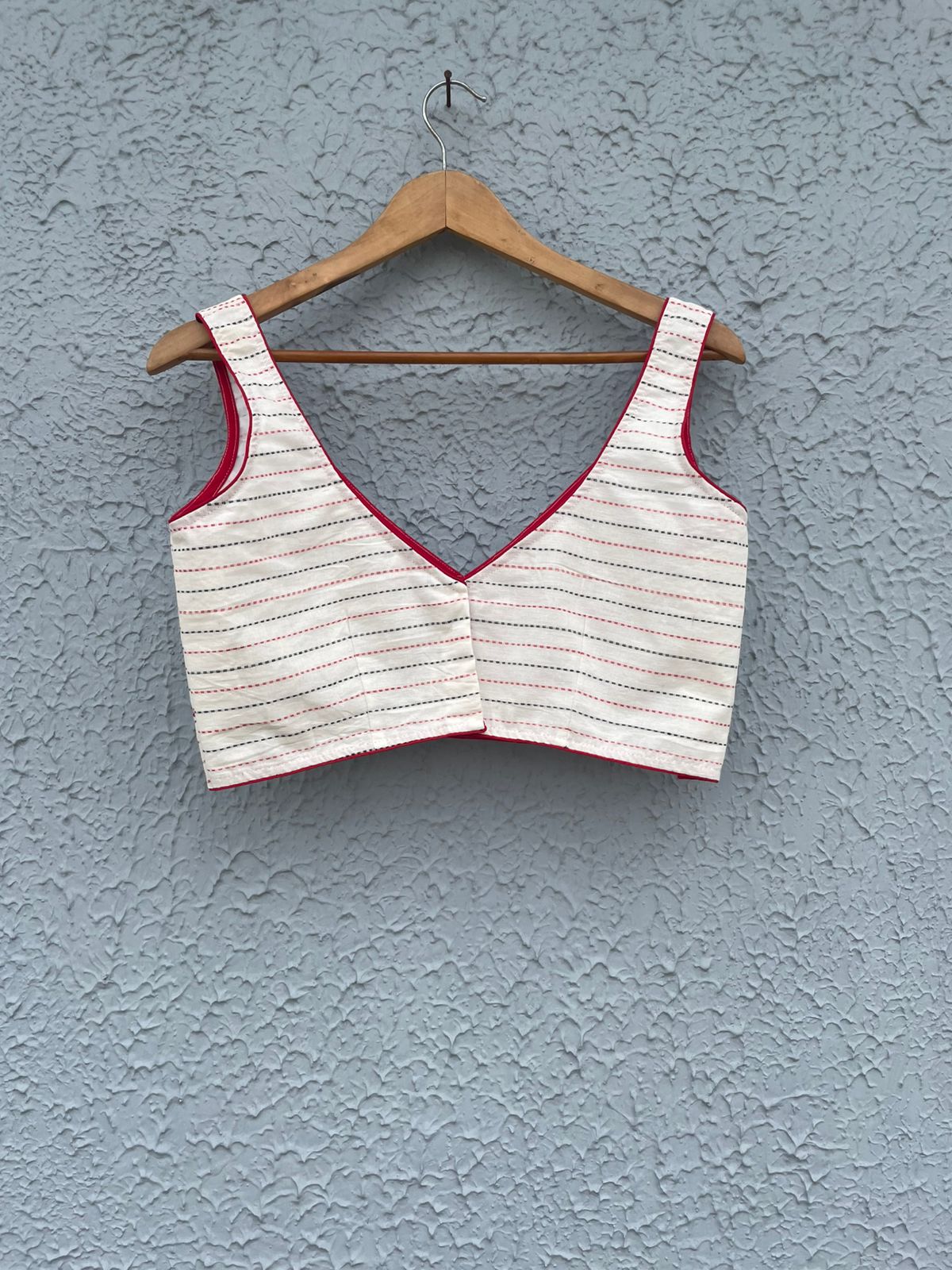 Cotton padded designer blouses