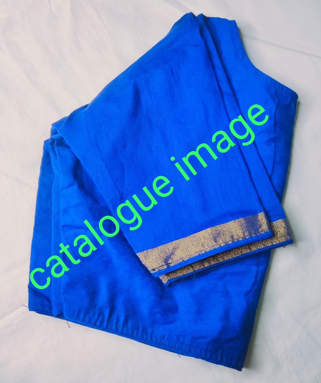 Ghicha silk boat neck ready made blouses