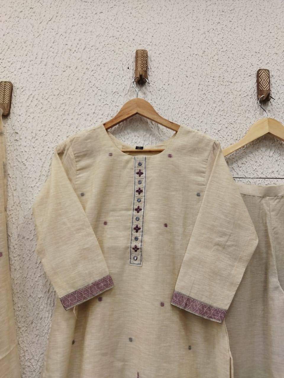 Premium Cotton embroidery work salwar suit