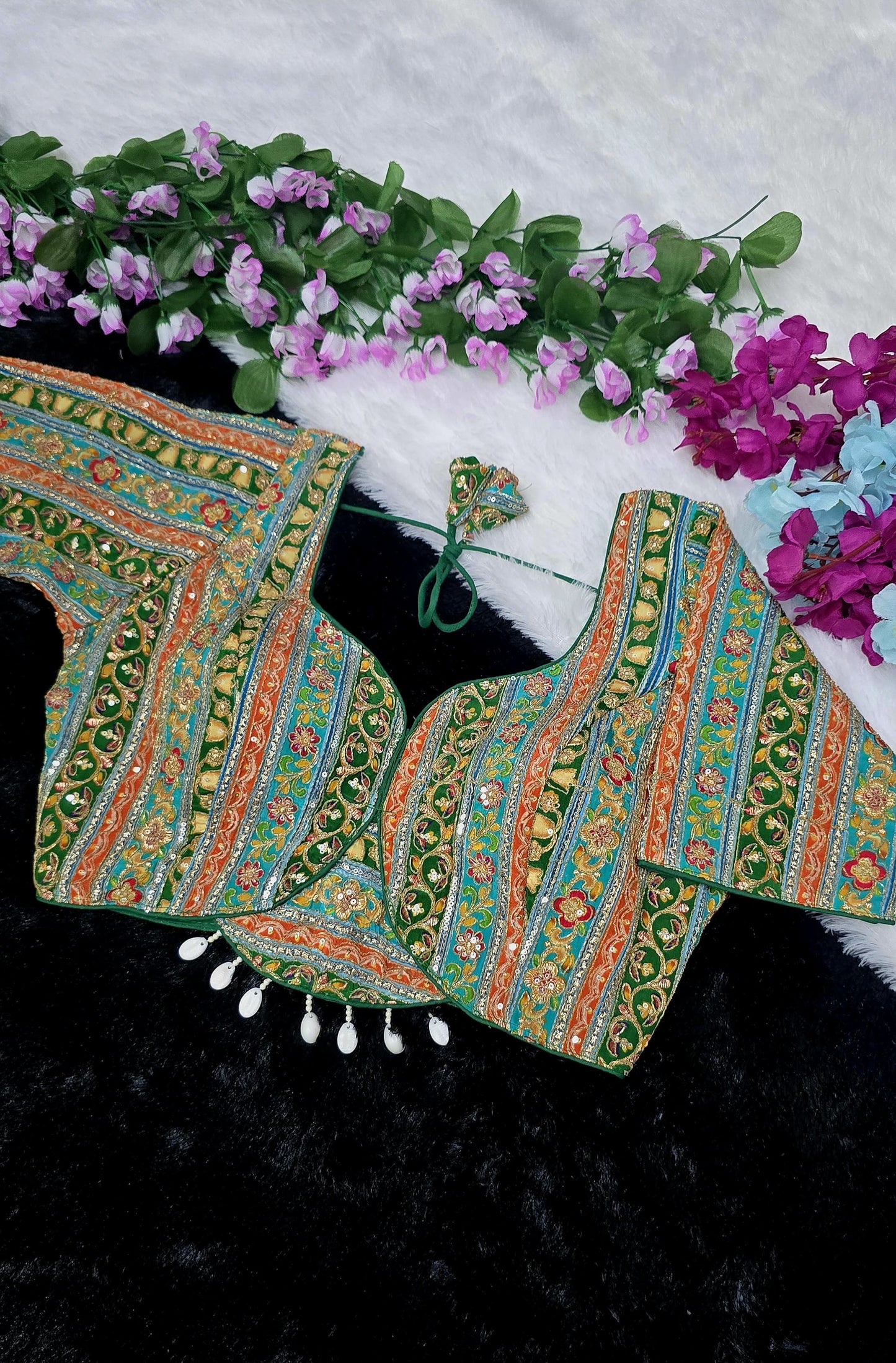 Crep viscose pojisan ready made blouses