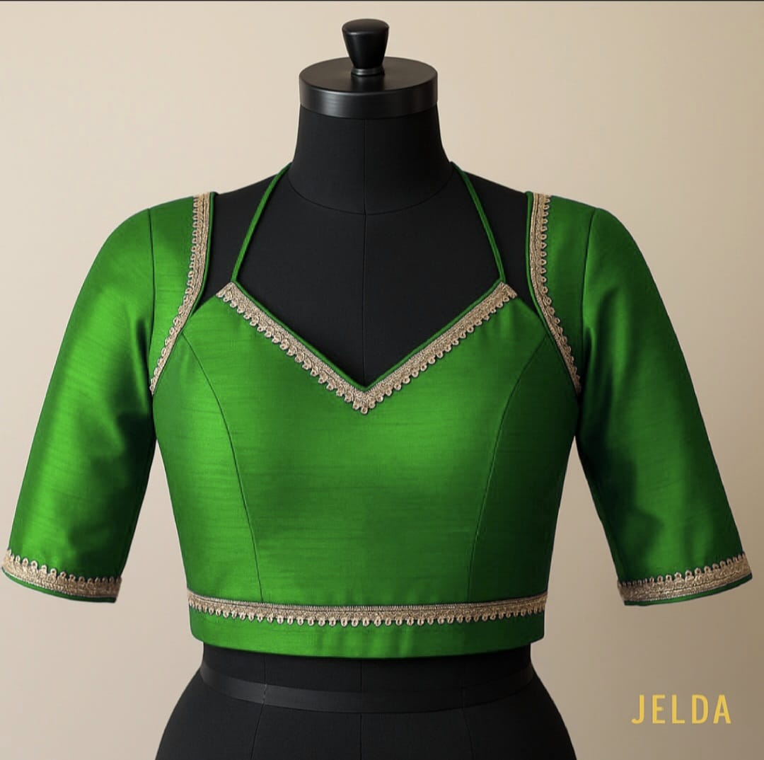 Premium Designer  Lace Blouse – Custom Crafted