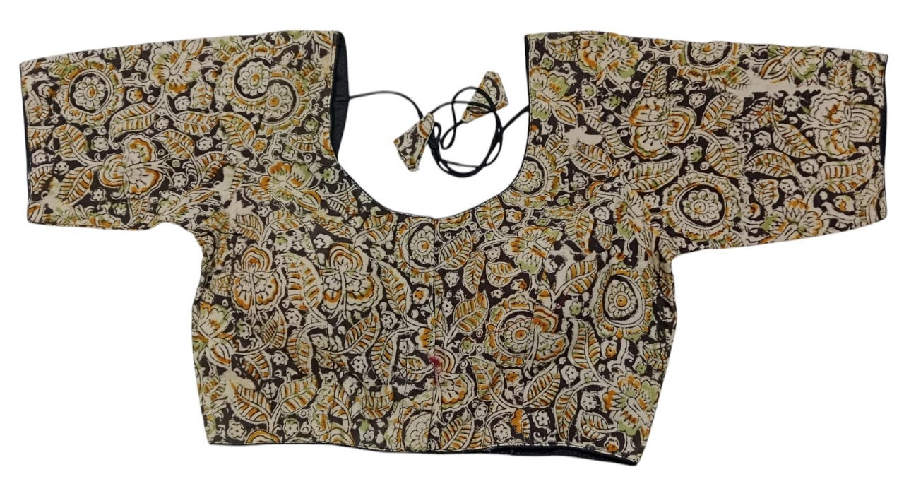 Kalamkari Pure Cotton ready made blouse