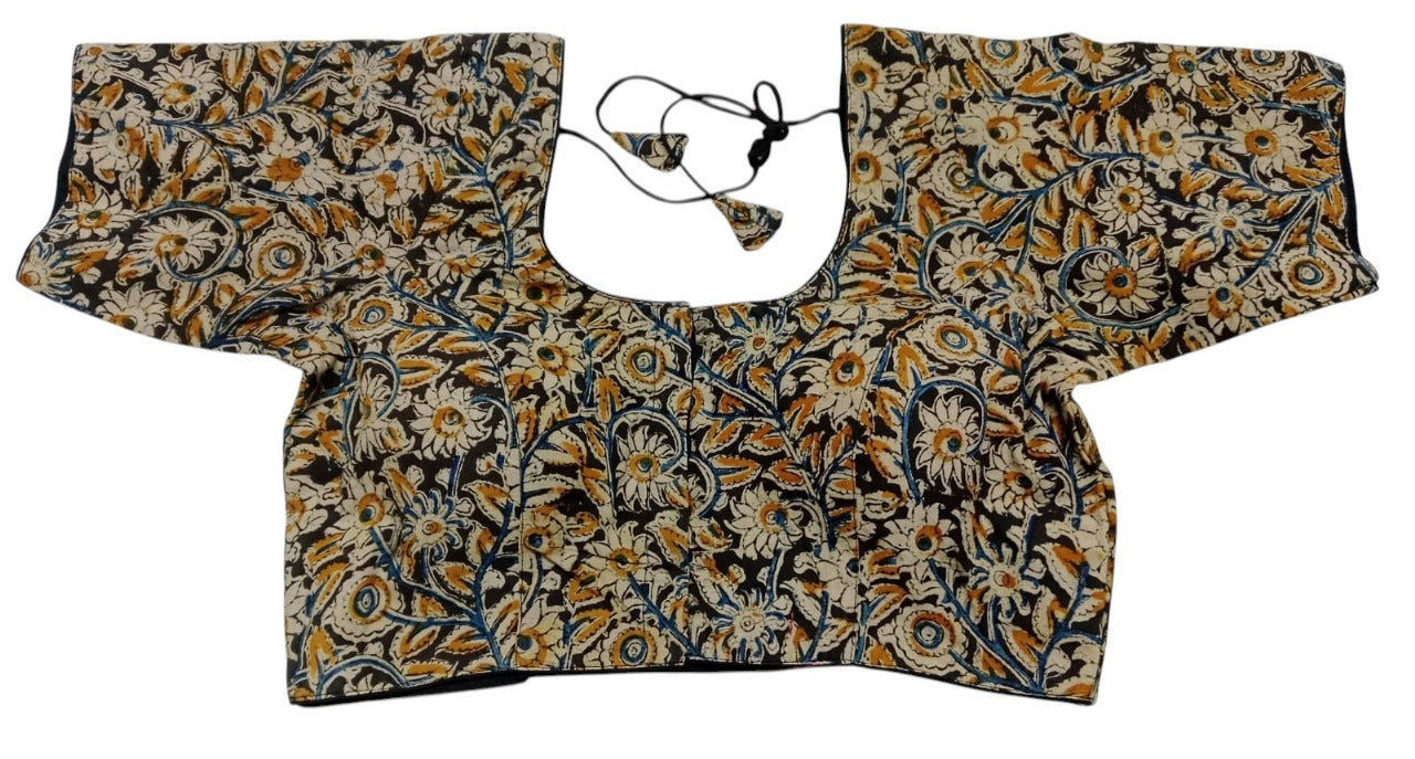 Kalamkari pure cotton ready made blouse