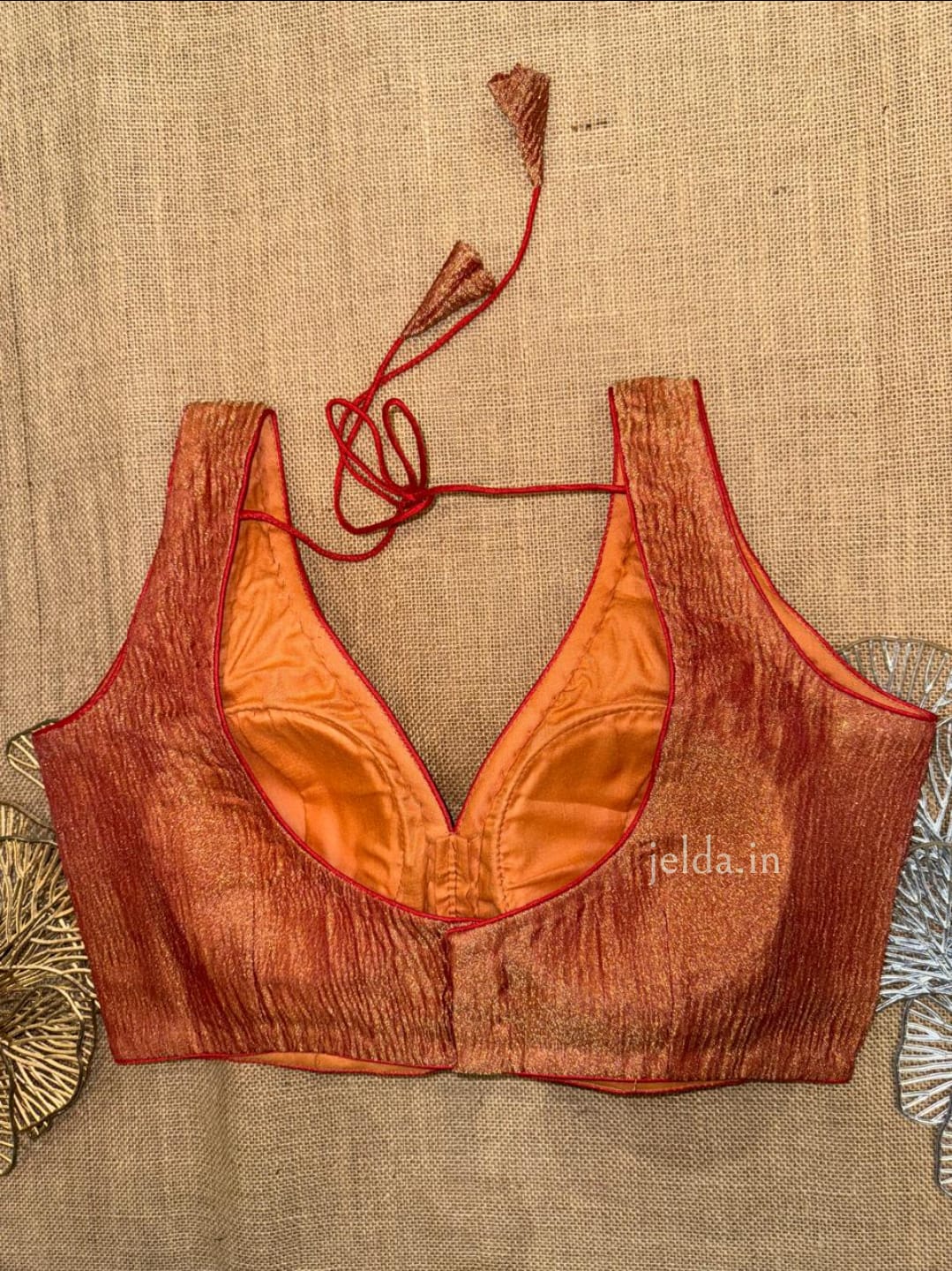 Premium Plain Sleeveless V Neck Blouses – Silk Fabric