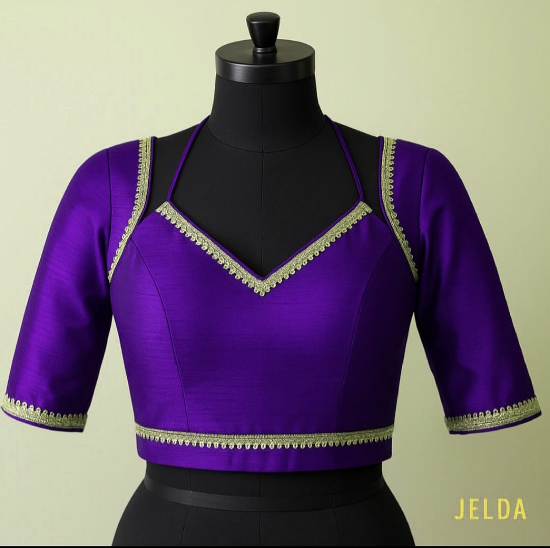 Premium Designer  Lace Blouse – Custom Crafted