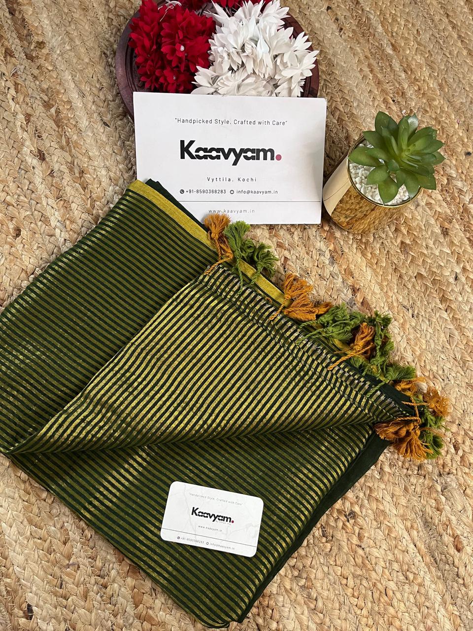 Pure Mul Mul cotton by cotton saree