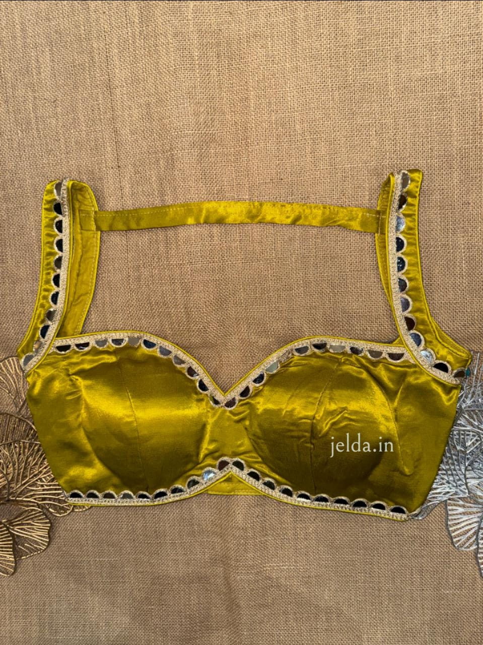 Premium Mirror Work Blouses – Modal Silk Fabric