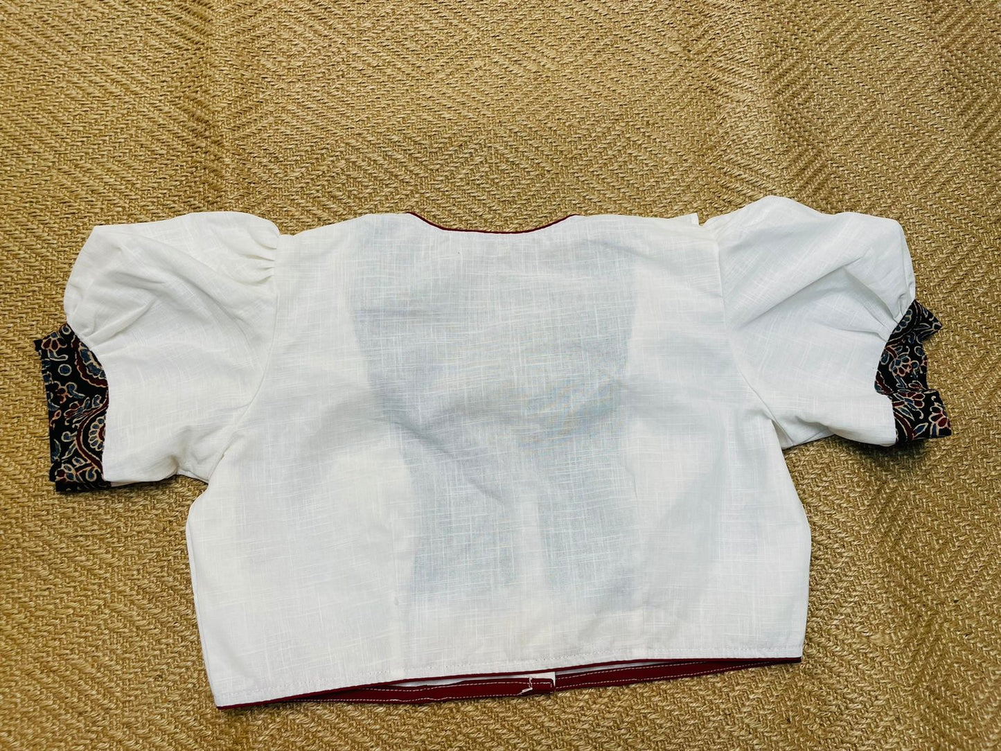 Cotton Printed With Frill - Premium Designer Blouse