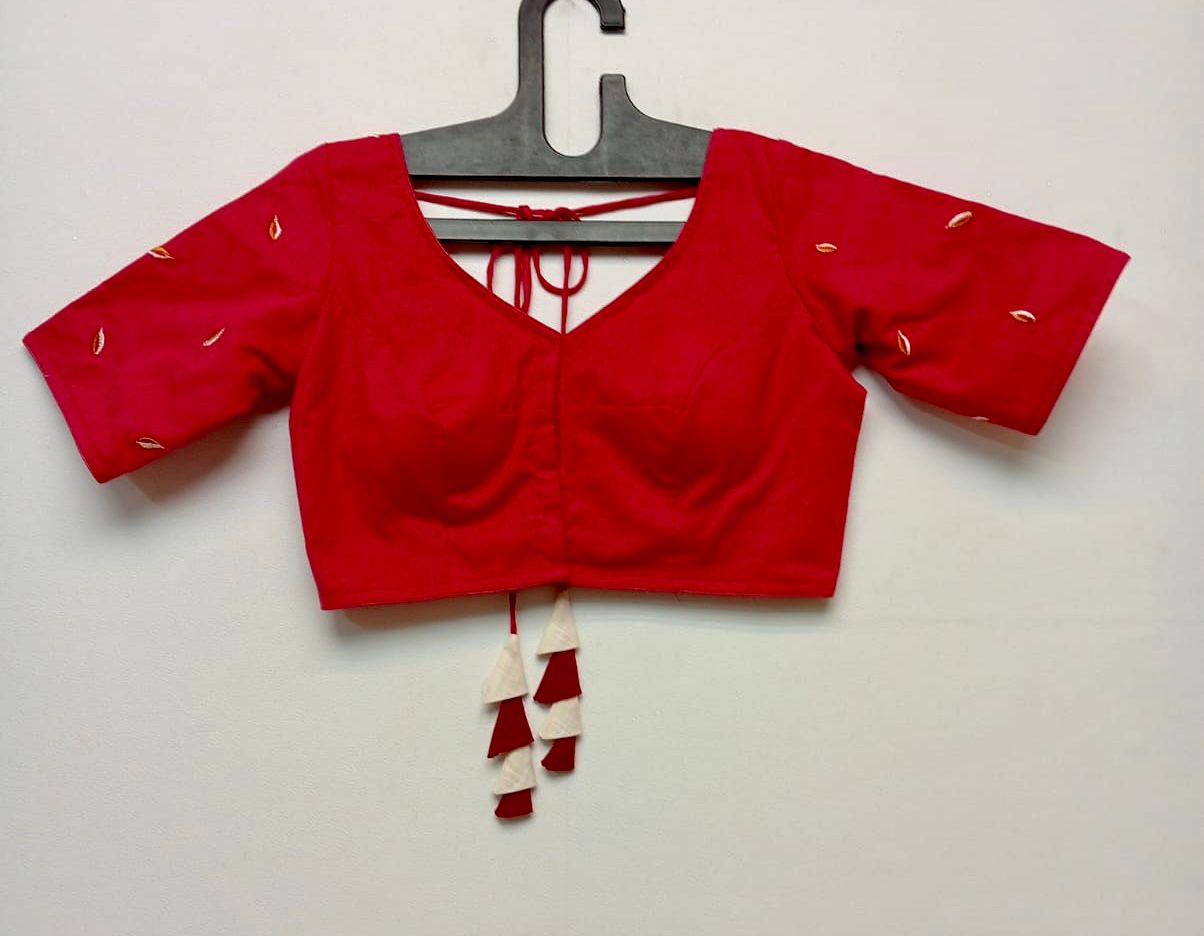 Cotton Embroidery - Premium Designer Blouse