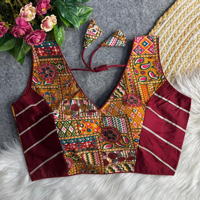Heavy Rayon Cotton - Premium Readymade Blouse