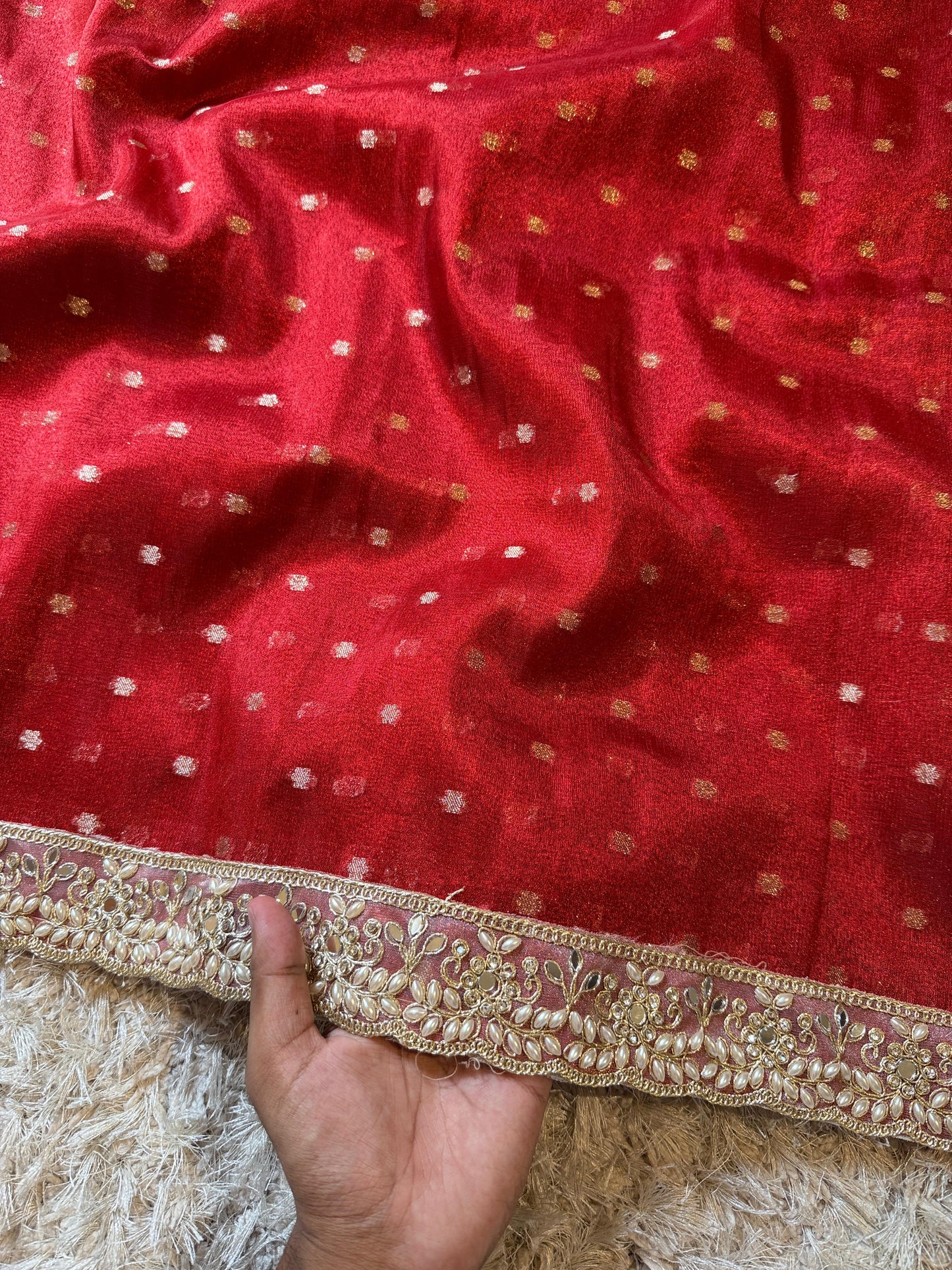 Pure Ghicha Silk Cotton Saree