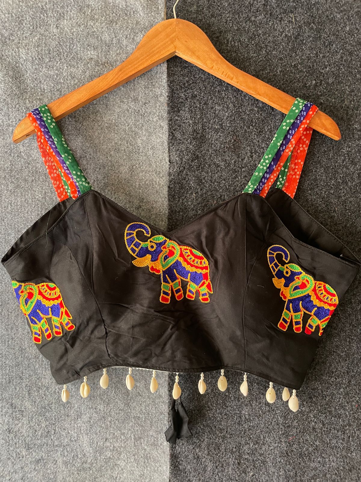 Fancy Sleeveless With Back Doori - Premium Readymade Blouse