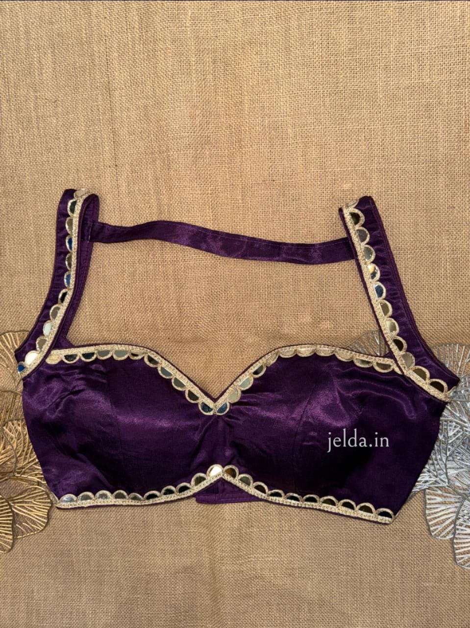 Premium Mirror Work Blouses – Modal Silk Fabric
