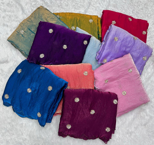 Fandy Sattin saree