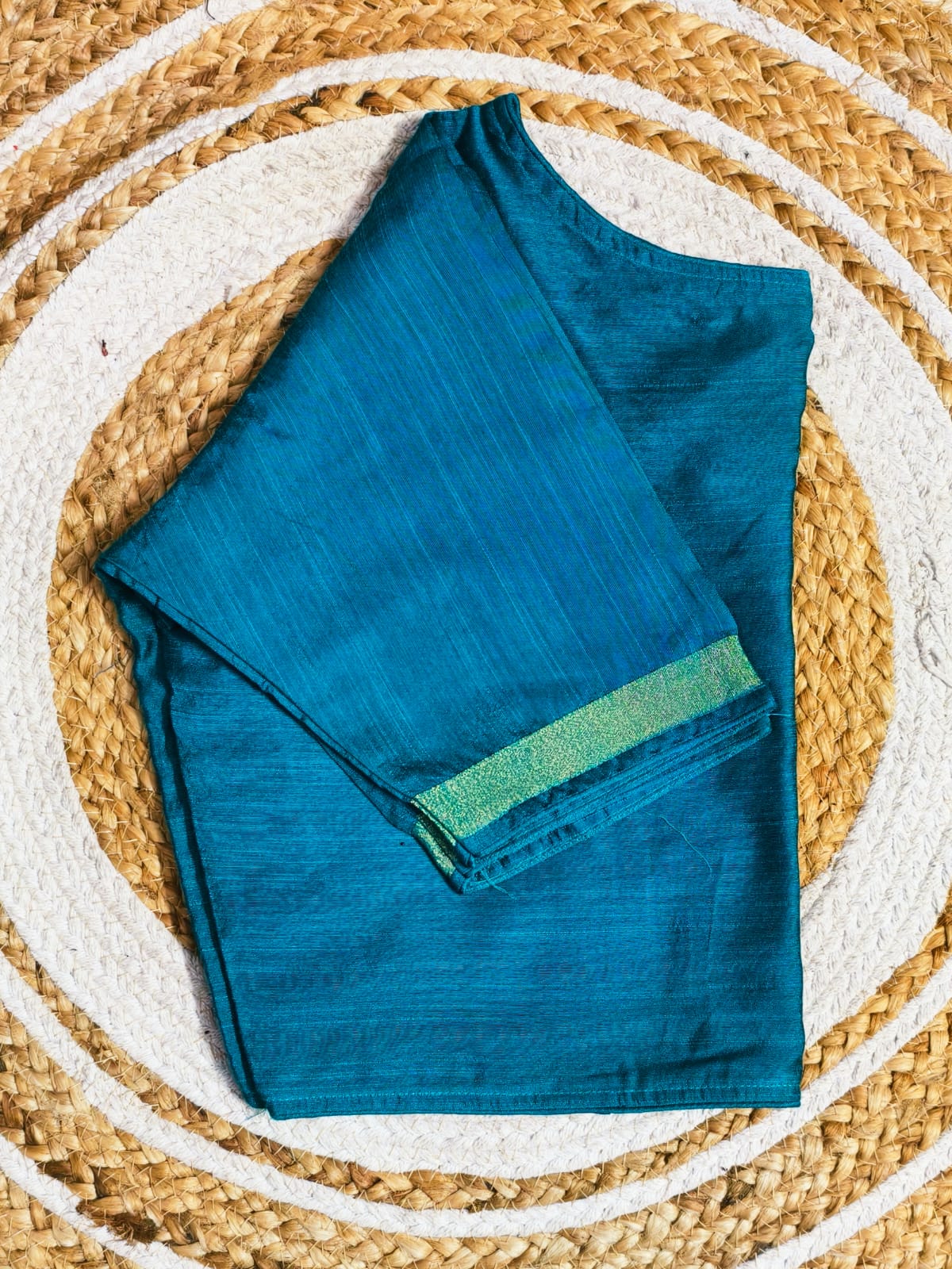 Ghicha silk boat neck ready made blouses