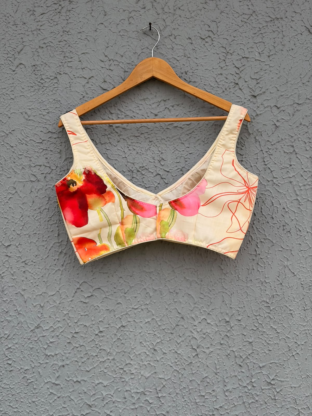 Cotton Sleeveless designer blouse