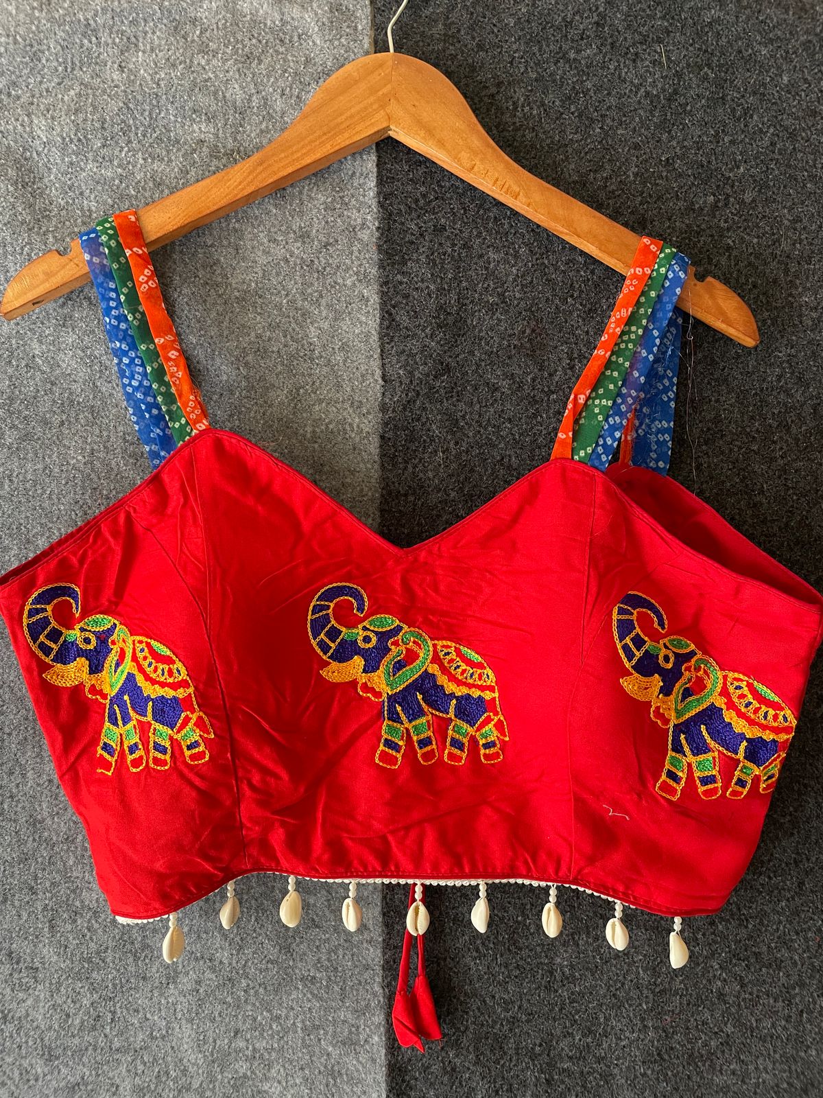 Fancy Sleeveless With Back Doori - Premium Readymade Blouse