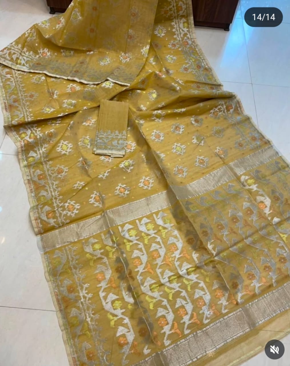 EXCLUSIVE ZARI WORK JAMDANI SAREE