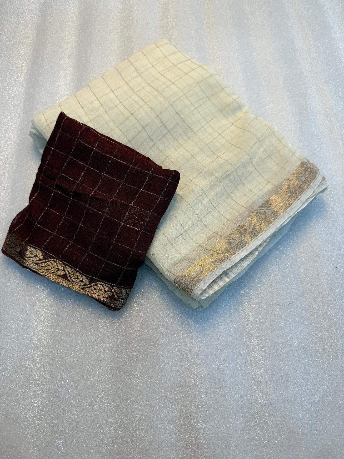 Pure Viscose Chinon Saree