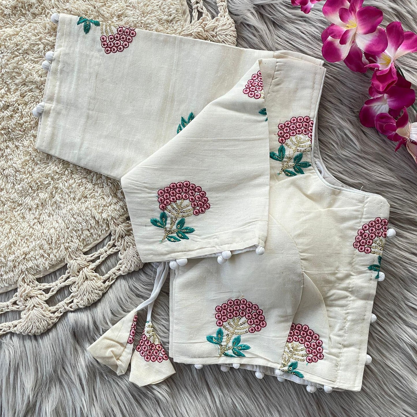 Pure Cotton Ready Made Blouse