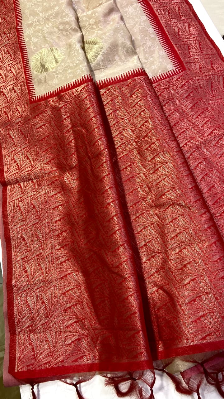 Tusser silk saree