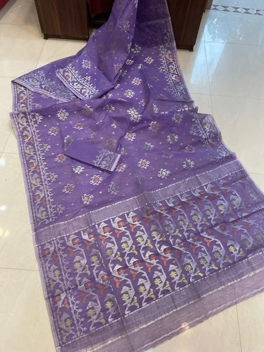 EXCLUSIVE ZARI WORK JAMDANI SAREE