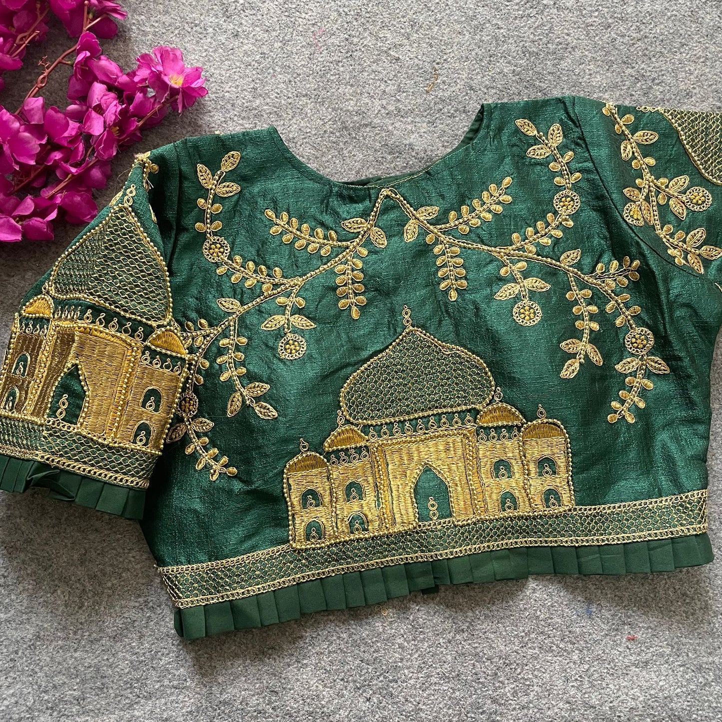 Fentam silk ready made blouse