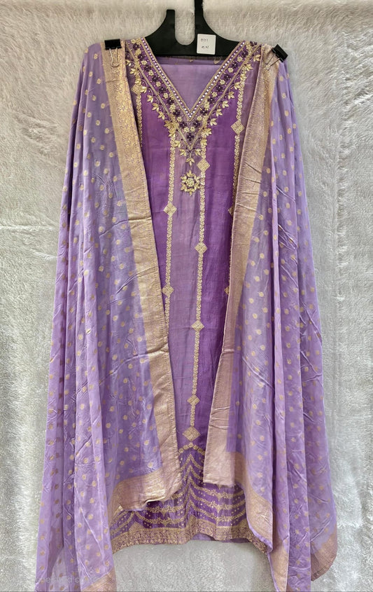 Party wear embroidery work salwar suit