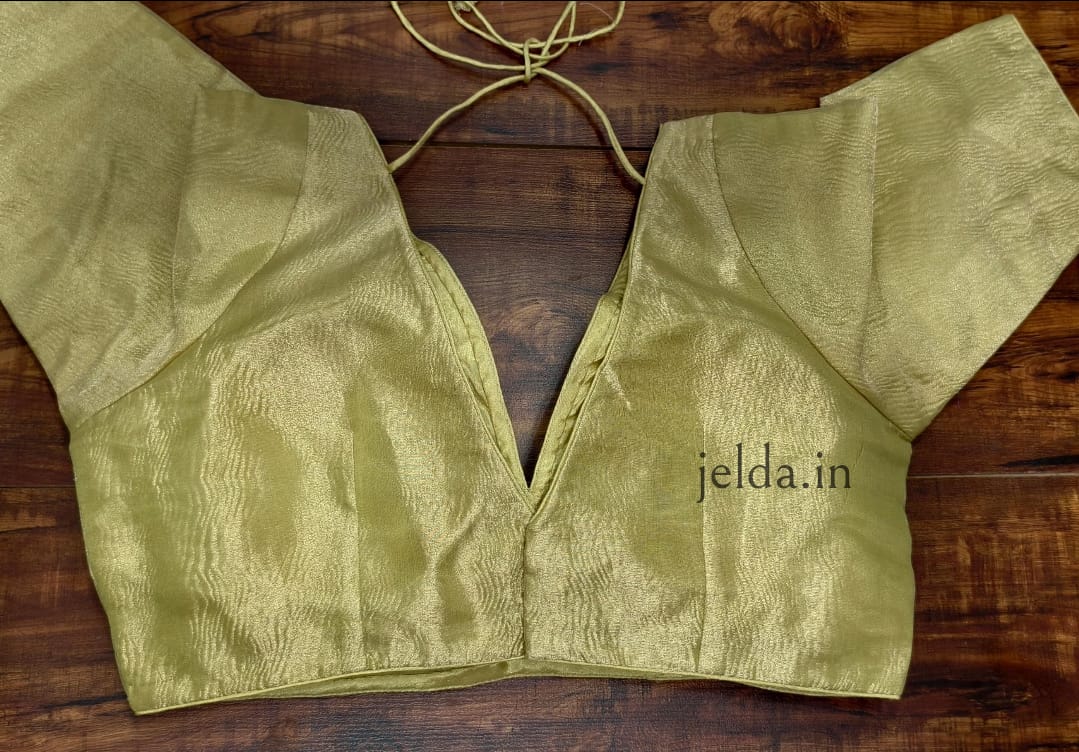 Cruss tissue fabric with sleeve - custom made blouses