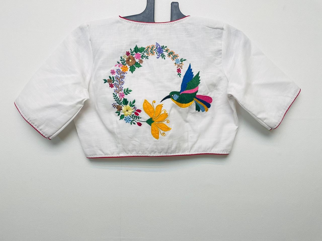 Pure Cotton Embroidery - Premium Designer Blouse