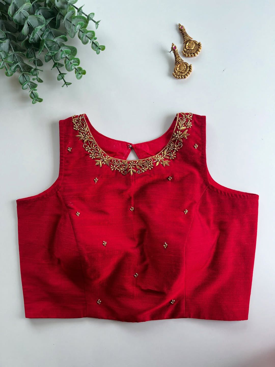 Beautiful Handwork All Over - Premium Readymade Blouse