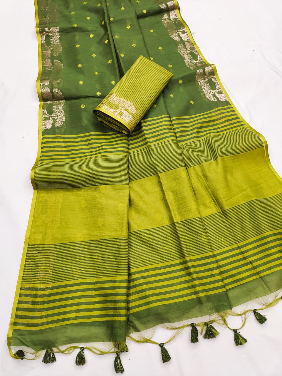 Premium Raw Silk Saree