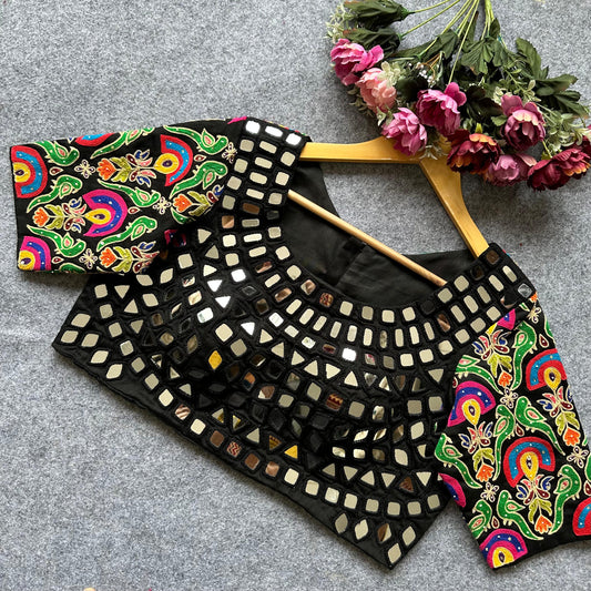 A Beauty Of Handwork All Over - Premium Readymade Blouse